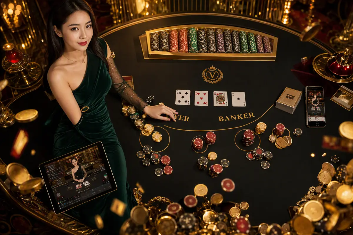vc888 Live Dealer Casino Table